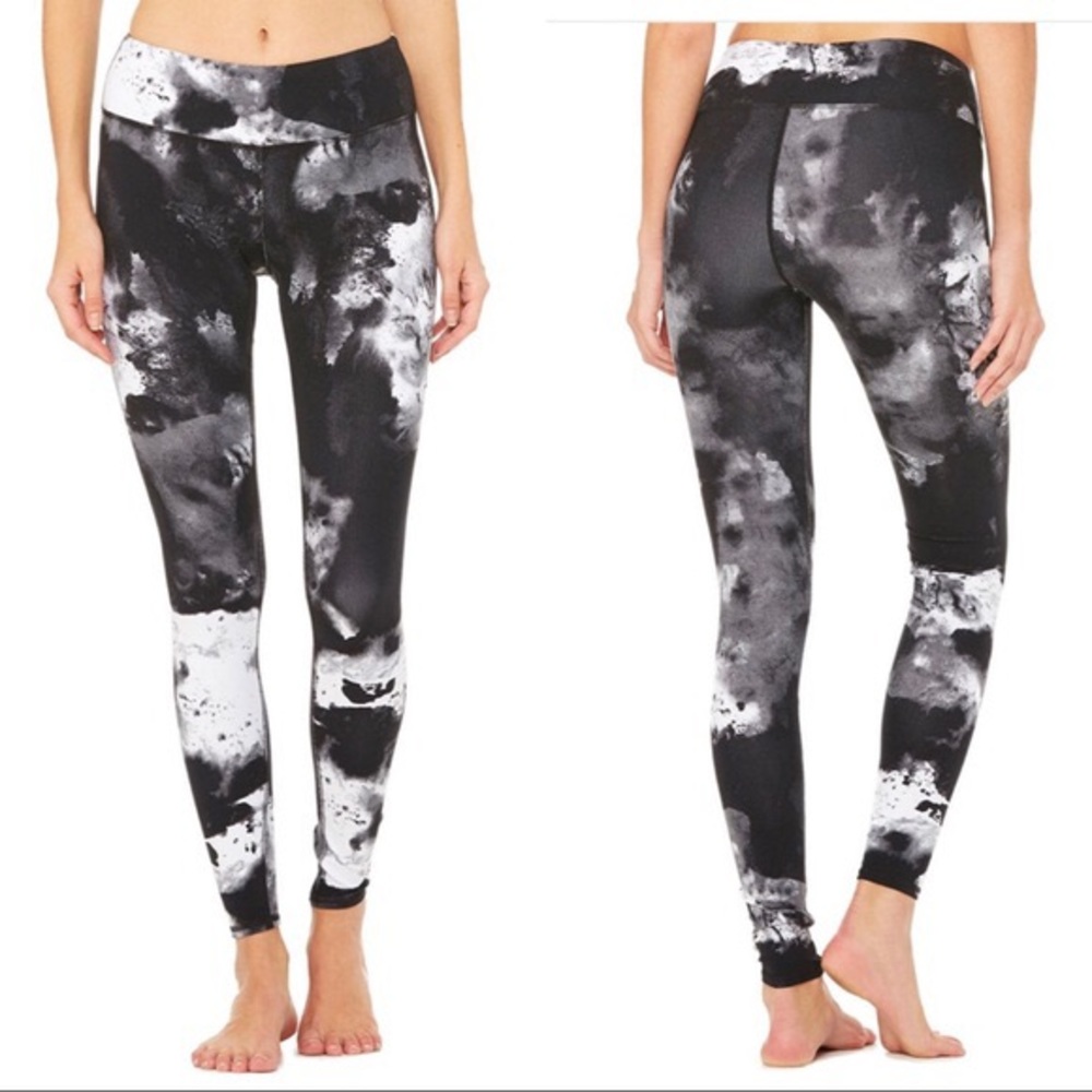 Alo Black Blast Airbrush Legging (S)